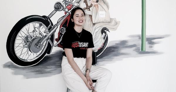 Laura Basuki sebagai pemeran Susi Susanti. (Fernando Randy/Historia).