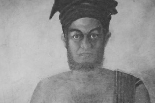 Lukisan Sisingamangaraja XII karya Augustin Sibarani.