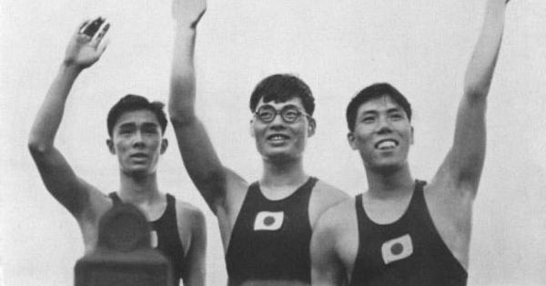 Tiga dari 131 atlet Jepang yang berjaya di Olimpiade Los Angeles 1932 (Foto: Repro "Disseminating discourses of Tokyo through the medium of the International Olympic Movement")