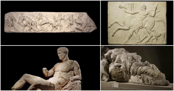 Relief dan patung kuno Akropolis di Inggris (British Museum)