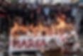 Demonstrasi buruh di DPR/MPR tahun 2012. (Fernando Randy/Historia.id).