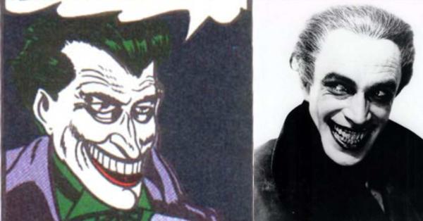 Karakter Joker muncul kali pertama di edisi nomor 1 komik Batman pada 25 April 1940 (kiri) terinspirasi dari aktor Conrad Veidt (Foto: Universal Pictures)