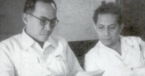 Mohammad Hatta dan Sutan Sjahrir yang dibuang ke Boven Digul, Banda Neira dan terakhir Sukabumi (Foto: Repro Sjahrir: Peran Besar Bung Kecil)