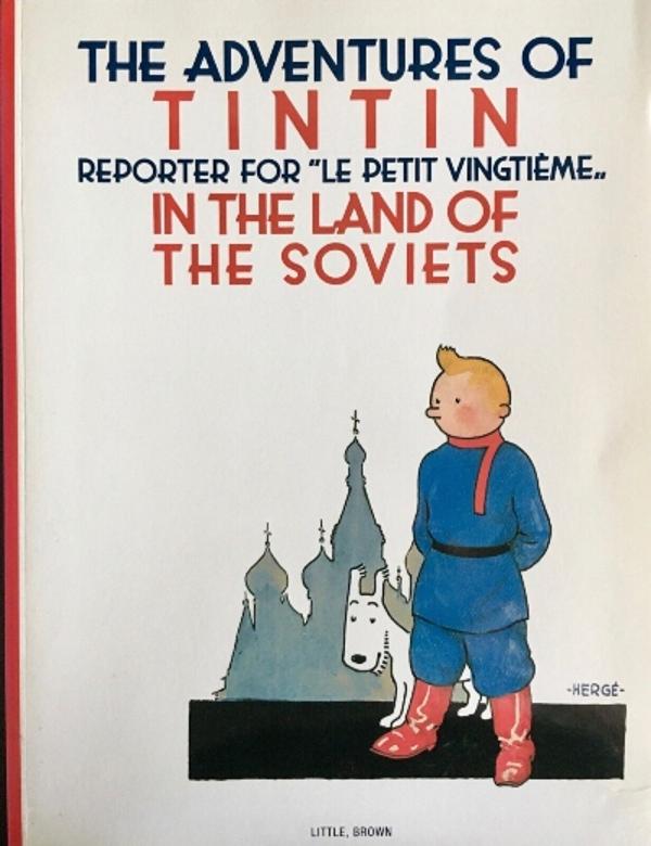 Komik petualangan Tintin di Soviet. (ebay.com).