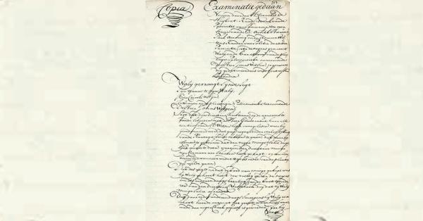 Berkas interogasi Wally di Fort Zeelandia (Rijksmuseum)