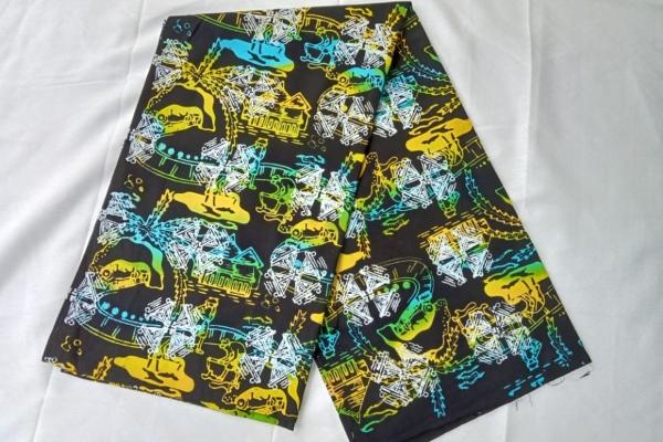 Batik motif Jejak Tapak Romusha. (Dok. Melan Eka Lisnawati).