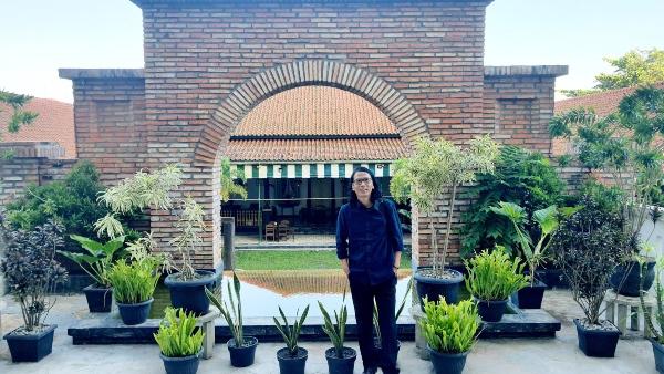 Sri Margana, sejarawan Universitas Gadjah Mada, ketika berkunjung ke Bangka. (Dok. Pribadi).