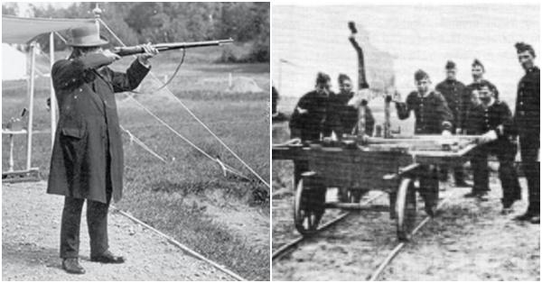 Oscar Gomer Swahn berlaga di nomor single-shot running deer (olympics/.org/issf-sports.org)