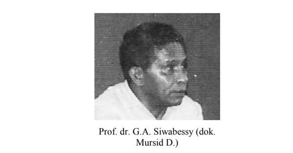 Ilustrasi Prof. dr. G.A. Siwabessy (dok. Mursid D.)