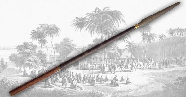 Tombak Kiai Rondhan. (Koleksi Museum Nasional).