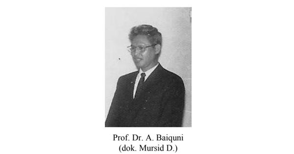 Ilustrasi Prof. Dr. A. Baiquini (dok. Mursid D.)