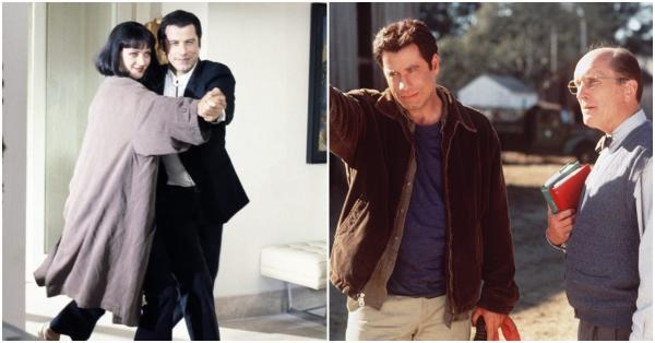 Setelah sempat turun pamor, karier John Travolta melejit lagi lewat Pulp Fiction (kiri) & Phenomenon. (Miramax/Buena Vista Pictures).