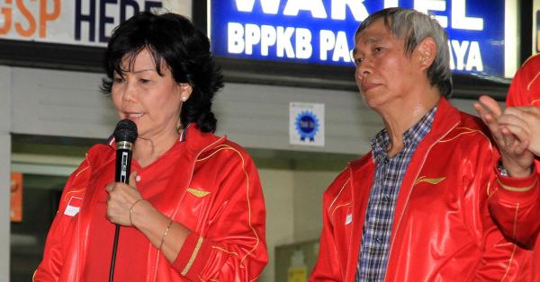 Imelda Wigoena dan Christian Hadinata yang melegenda sebagai ganda campuran di era 1980-an (Foto: badmintonindonesia.org)
