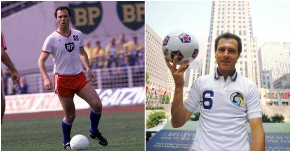 Menghabiskan kariernya bersama Hamburg SV (kiri) dan New York Cosmos (hsv-history.de/nycosmos.com