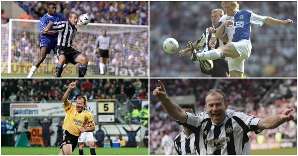 Kolase Alan Shearer di tim masa kecilnya, Newcastle United. (fifa.com/uefa.com/Twitter @NUFC).