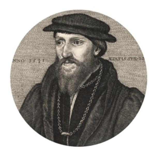 Lukisan yang menggambarkan Sir Anthony Denny, salah satu groom of the stool Henry VIII yang juga menjadi orang kepercayaan sang raja. Dia adalah salah satu orang yang menemani raja di ranjang kematiannya. (Tracy Borman, Henry VIII: And the Men Who Made Him).