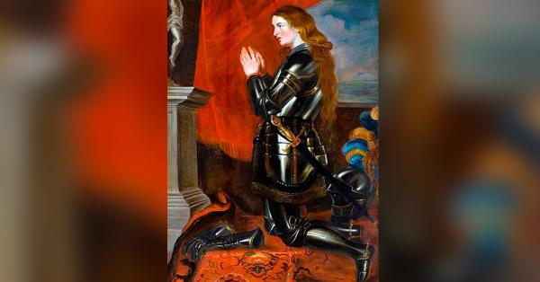 Lukisan Joan of Arc at Prayer karya Peter Paul Rubens koleksi North Carolina Museum of Art