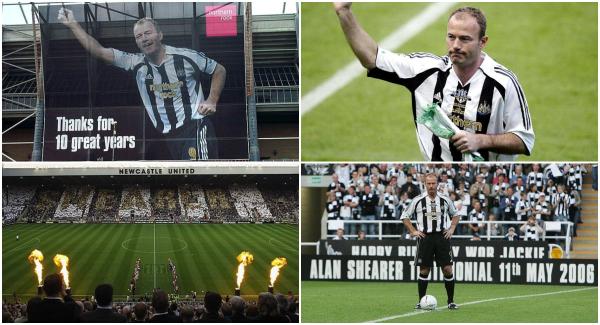 Laga testimoni dan perpisahan untuk Alan Shearer. (nufc.com).