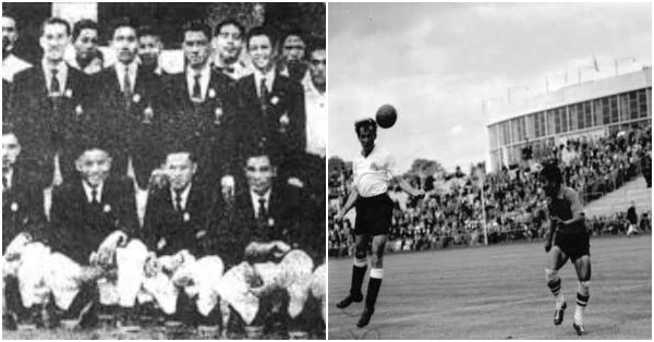 Timnas Thailand yang berlaga di Olimpiade Melbourne 1956 (Thai Archives/the-afc.com)