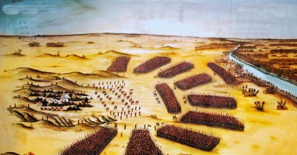 Rombongan Husain bin Ali yang dikepung pasukan Umayyah (Foto: wikimedia)