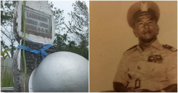 Bupati Belitung Letkol (Pas) H. AS. Hanandjoeddin yang dimakamkan di TMP Ksatria Tumbang Ganti (Randy Wirayudha-Historia/Repro: Memenuhi Panggilan Rakyat)