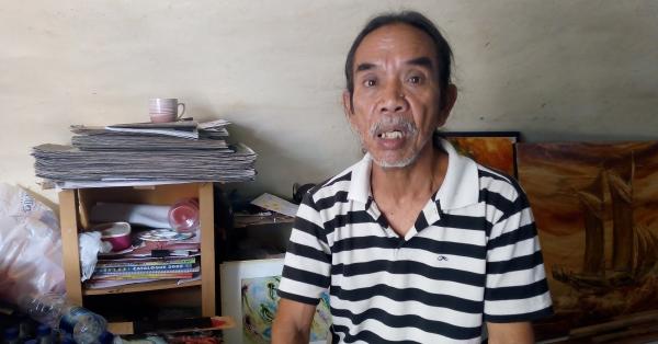 Zainal Beta alias Arifin, pelukis tanah liat pertama dunia asal Makassar (Foto: Randy Wirayudha/HISTORIA)