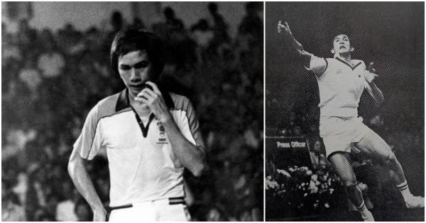 Christian Hadinata (kiri) & Liem Swie King turut tampil di All England 1979. (pbdjarum.org/buklet Friendly Badminton Tournament: Taipei Badminton Association vs Djarum Badminton Association).