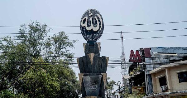 Tugu di kota Cianjur, Jawa Barat. (Fernando Randy/Historia).