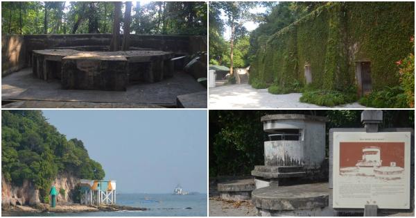 Suasana lain yang menyisakan bekas-bekas bangunan pertahanan di kawasan Benteng Pasir Panjang (Randy Wirayudha/Historia)