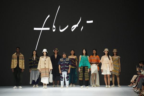 Kain Tenun Sobi Muna khas Sulawesi Tenggara. Foto: Riyono Rusli/Historia.id. 