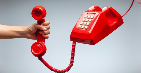 Ilustrasi Telepon Bertombol