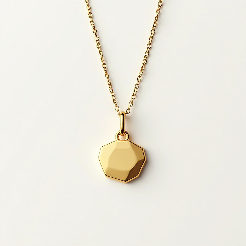 Minimalist Gold Pendant
