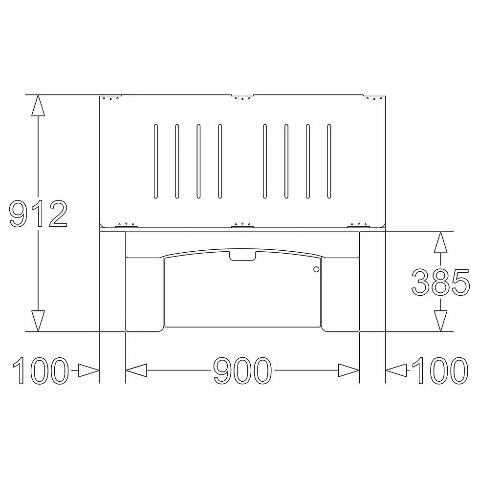 Thumbnail: 110cm wide Eco rock & roll bed
