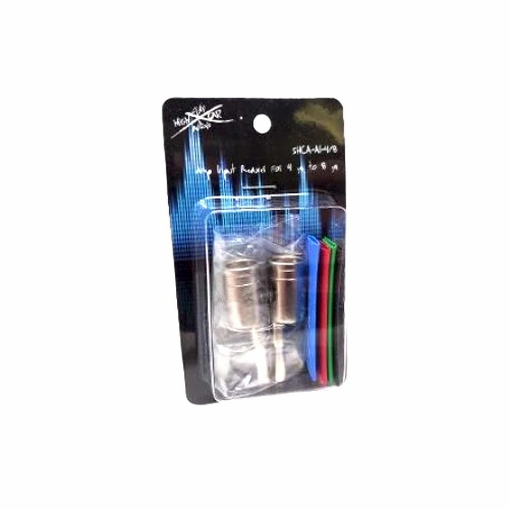 Pair 1/0 to 4ga Amp Inputs w/ Heat shrink