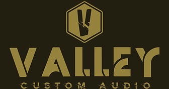 valley custom audio logo with backdrop