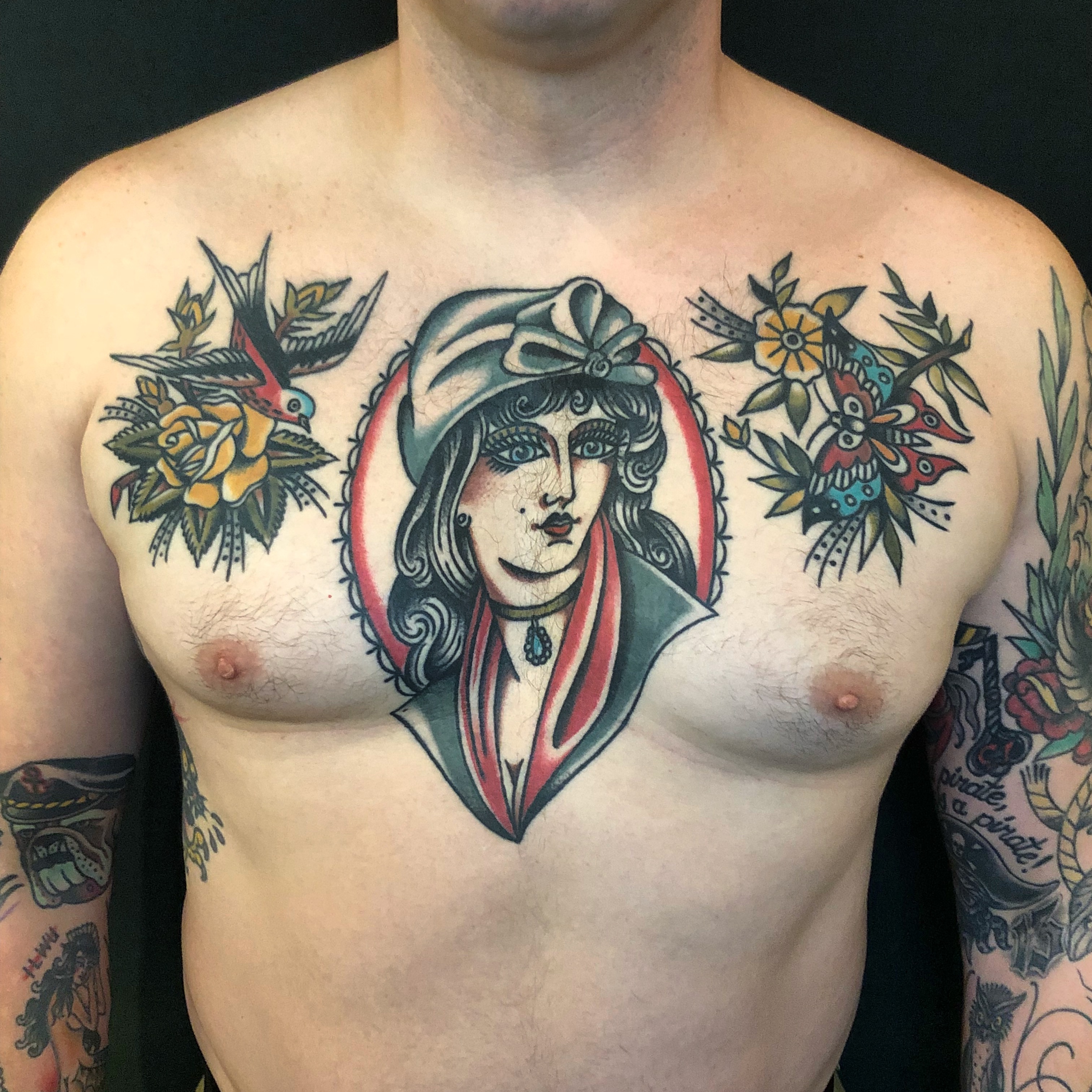 healed chest