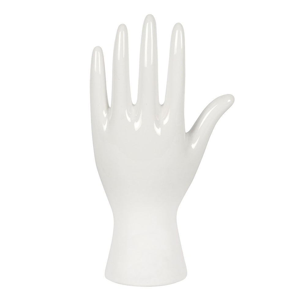 Thumbnail: Ceramic Palmistry Hand Ornament (2 color options)