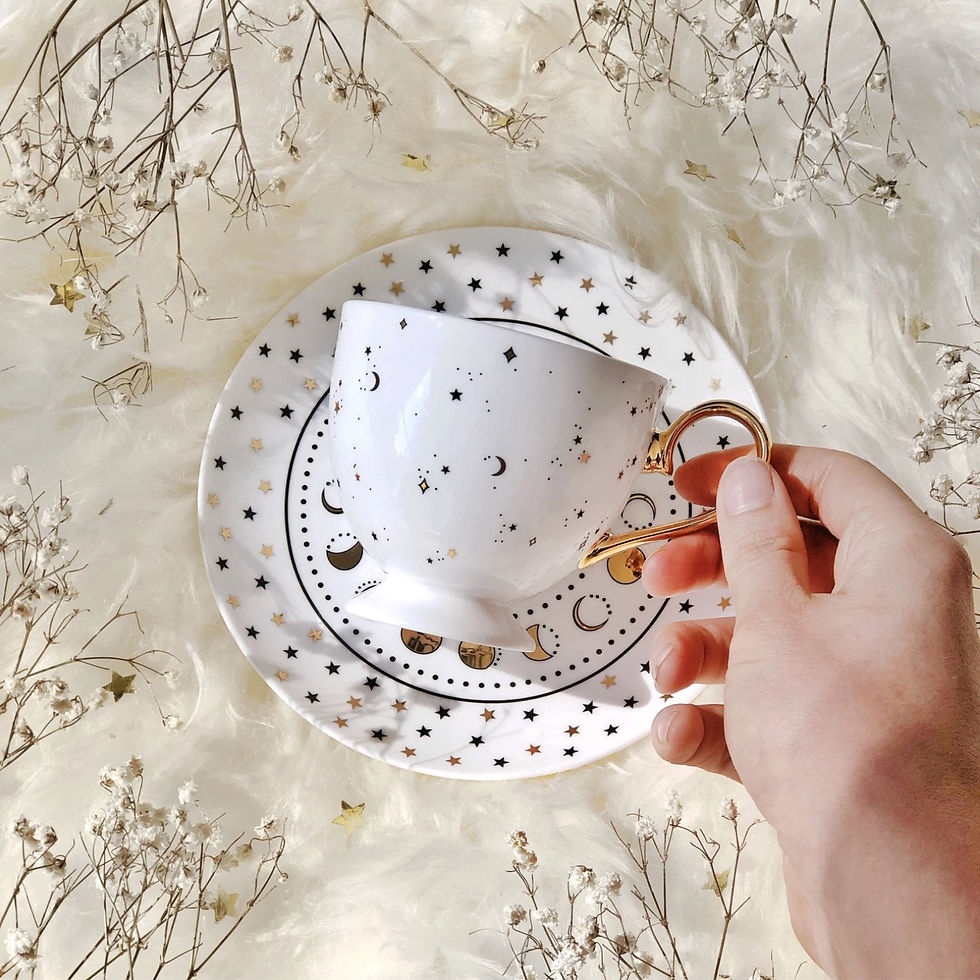 Thumbnail: Stay Wild Moon Child Teacup & Saucer 🇦🇺