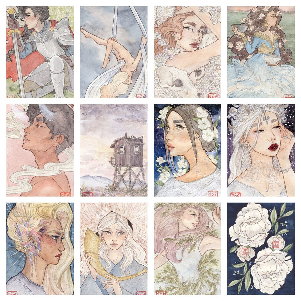 Thumbnail: The Botan Tarot (2nd Ed.)