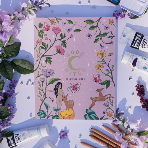 Moon Witch Coloring Book 🇺🇸 | Love.Magic.Sparkles