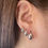 Thumbnail: Small Silver Hoops Trio