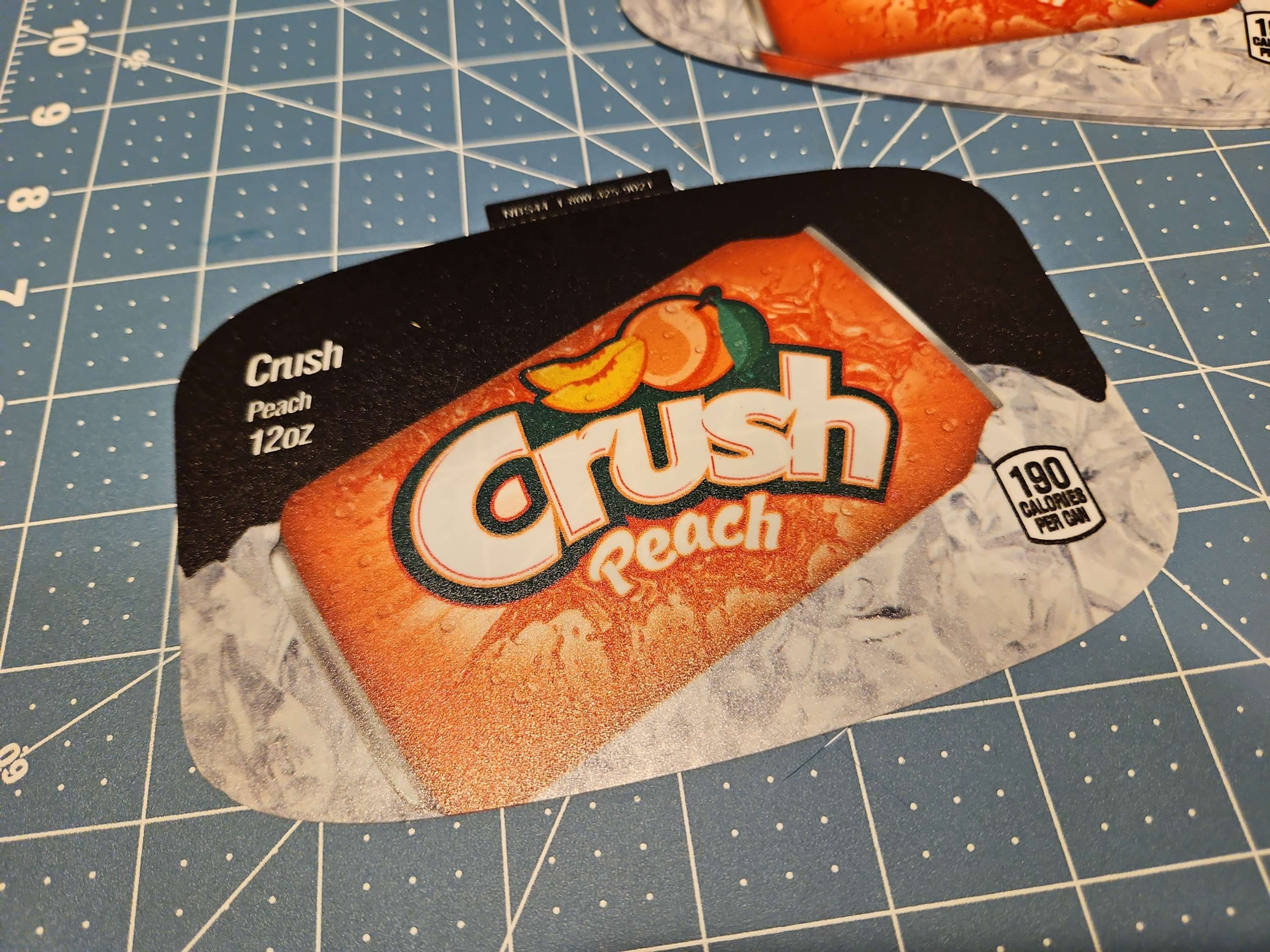 Dr Pepper/7up Chameleon Flavor Strip OEM Crush Peach 12oz