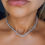 Thumbnail: Heart Tennis Necklace Cubic Zirconia 925 Sterling Silver
