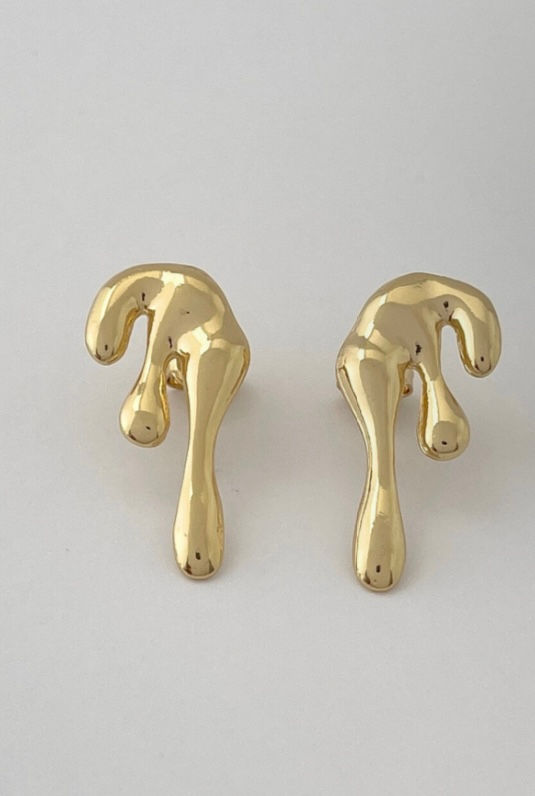 Melting Gold Earrings