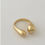 Thumbnail: 2 Dots Gold Ring