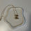 Thumbnail: Bubble Letter Necklace - Gold