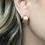Thumbnail: Small Matte C Earring