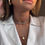 Thumbnail: Bubble Letter Necklace - Gold