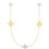 Thumbnail: Two tone clover necklace