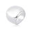 Thumbnail: Big Square Silver ring